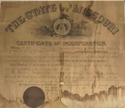 1894 Articles Of Incorporation 